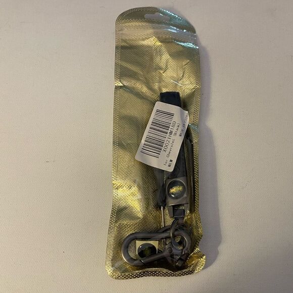 Chevrolet fob Keychain in Black leather NWT - Picture 4 of 4